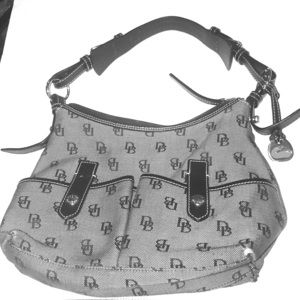 Dooney & Bourke purse (black and gray monogram)